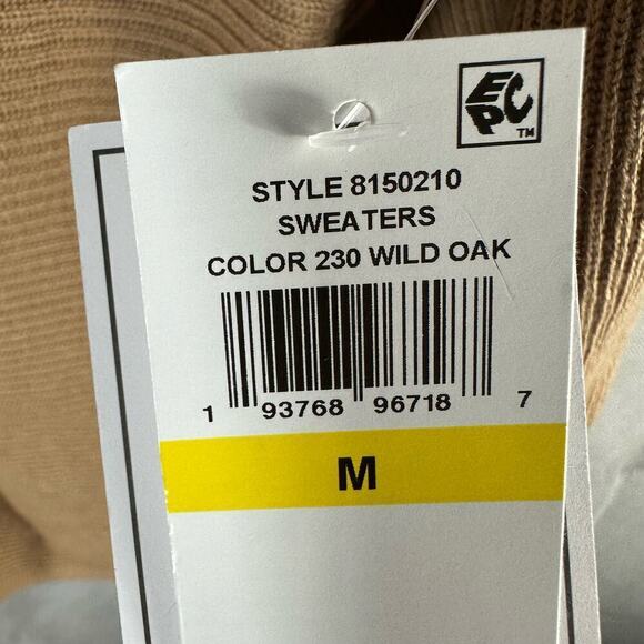 1.STATE Rib-Knit Bubble Long Sleeve Sweater Wild Oak
Size Medium Neutral - Picture 6 of 10